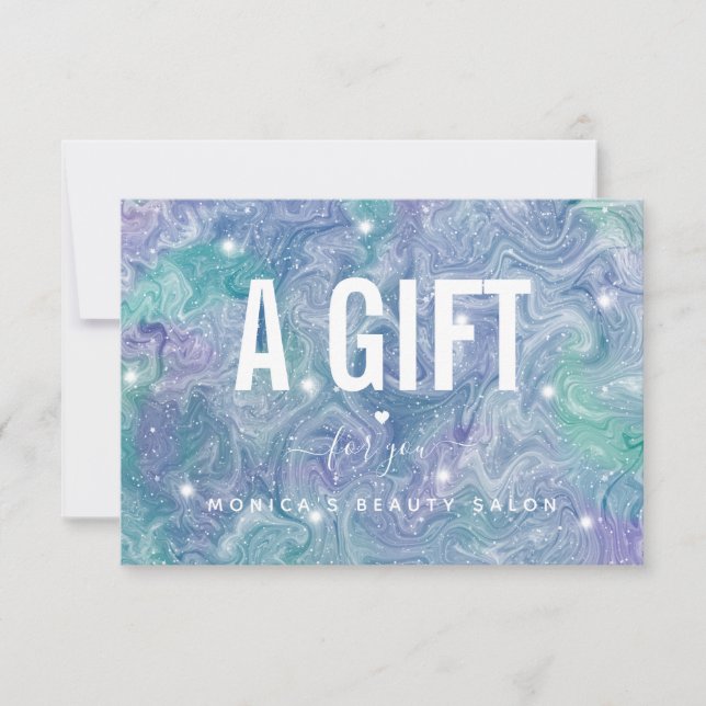 Resumen Galaxia cósmica Salón de belleza universal (Anverso)