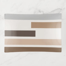 Resumen Geometric Earthtones Strips Art Pattern