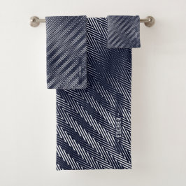 Resumen Geométrico franjas negras y blancas Manly