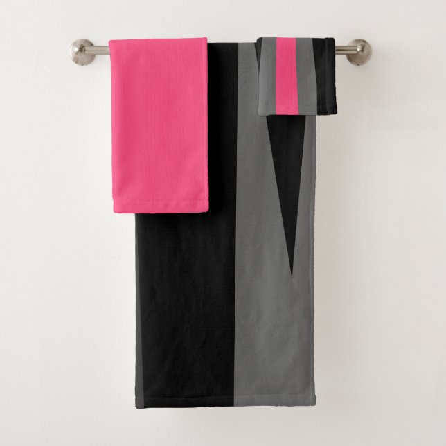 Resumen gris rosa y negro (In situ)