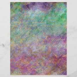 Resumen Hoja de papel de cuadernillo de pavo real