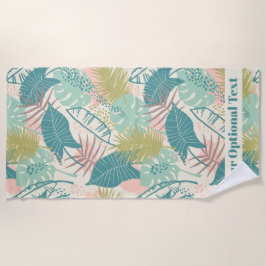 Resumen Hoja patrón personalizado toalla de playa