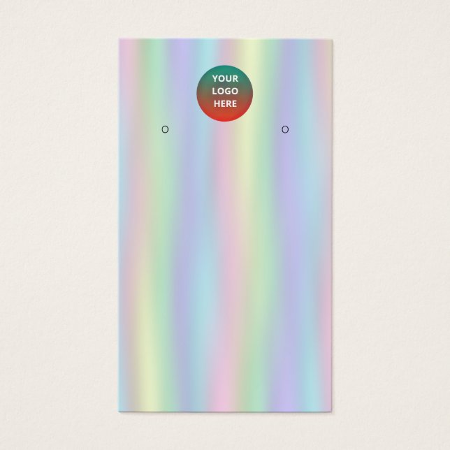 Resumen Holográfico Personalizado de Logotipos (Frente)