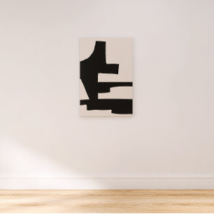 Resumen Impresión de formas negrita en negro y bei