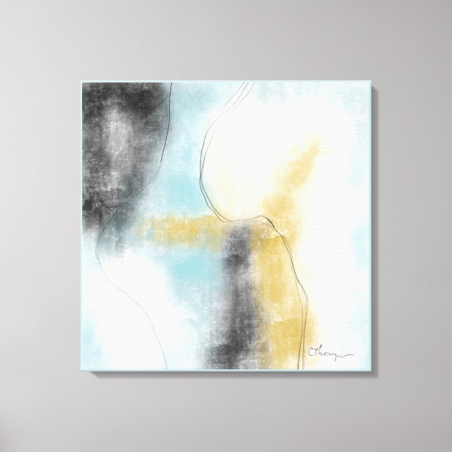 Resumen Impresión de lienzo envuelto de imitación  (Anverso)