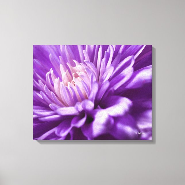 Resumen Impresión de lienzo floral (Anverso)