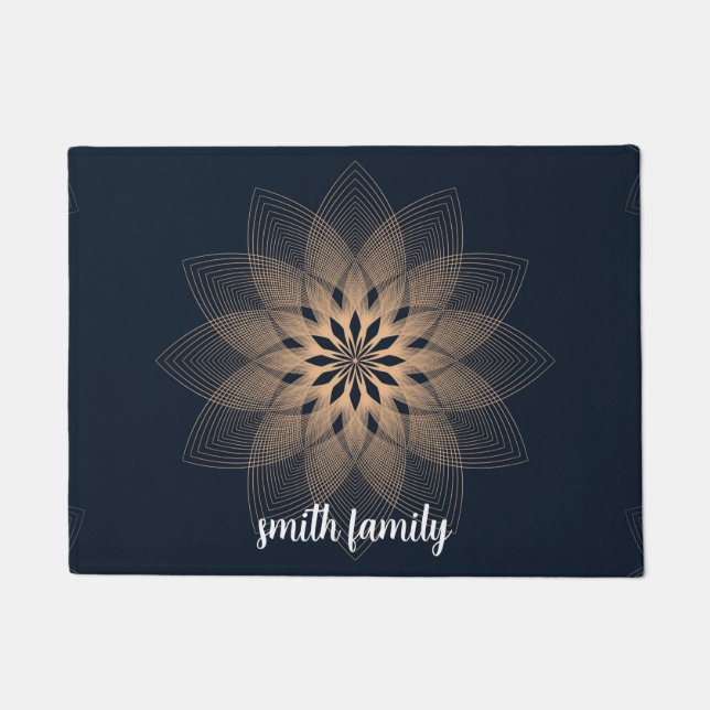 Resumen mandala encontrar tu alfombra de baño de p (Anverso)