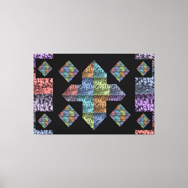 Resumen Más Rótulo Arte De Tulipanes Multicoloread (Anverso)