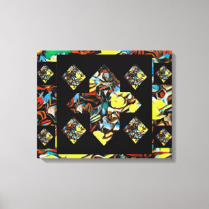 Resumen Más Rótulo Carnación Canvas Arte con Sueño