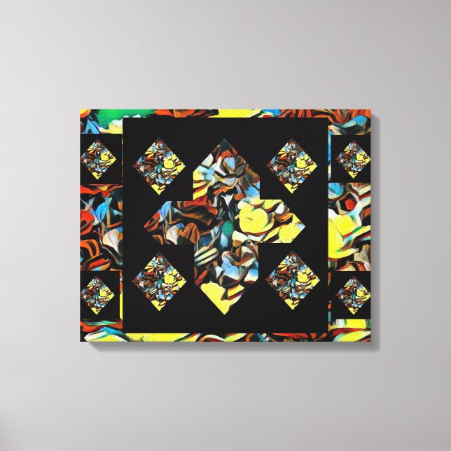 Resumen Más Rótulo Carnación Canvas Arte con Sueño (Anverso)