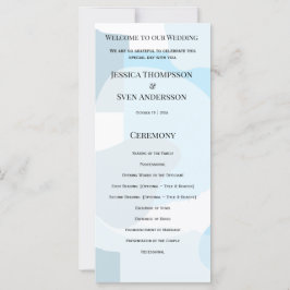 Resumen moderno Boda artístico Minimalista azul