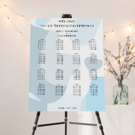 Resumen moderno Boda artístico Minimalista azul