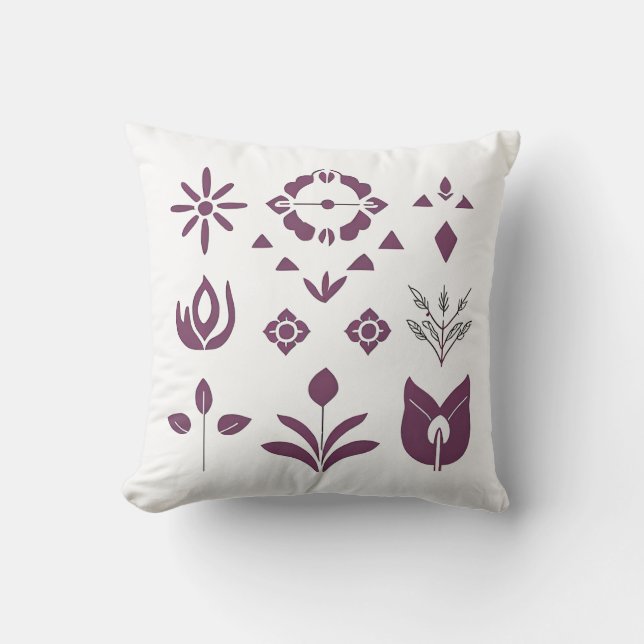 Resumen moderno Cojín decorativo Boho - Neu Minima (Anverso)
