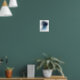 Resumen moderno contemporáneo arte azul negro (Living Room 1)
