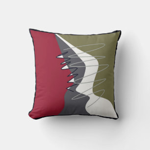 Resumen, moderno, creativo, Cojín decorativo de la