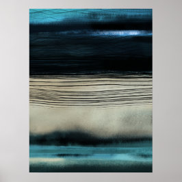 Resumen moderno de arte costero contemporáneo