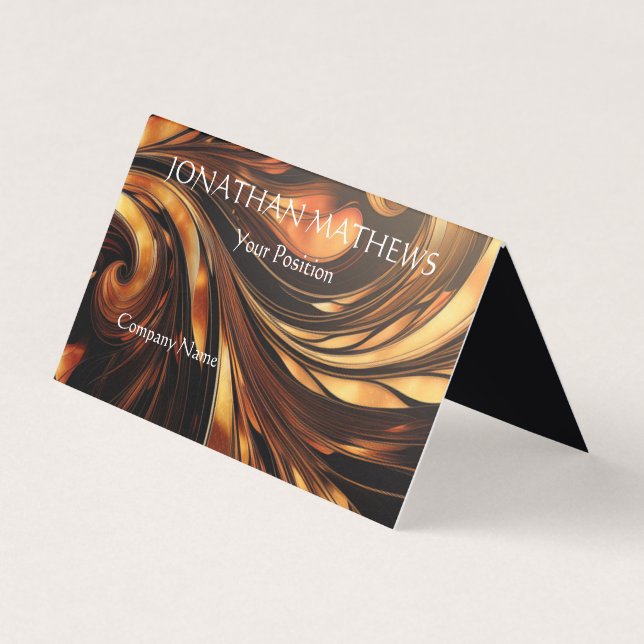 Resumen moderno de la tarjeta de visita 4 (Anverso)