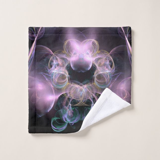 Resumen moderno del humo negro y negro (Toallita)