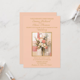Resumen moderno Elegante Invitación a la Boda