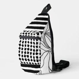 "Resumen moderno en blanco y negro" Corta la bolsa