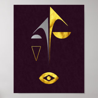 Resumen moderno Poster elegante de arte Minimalist