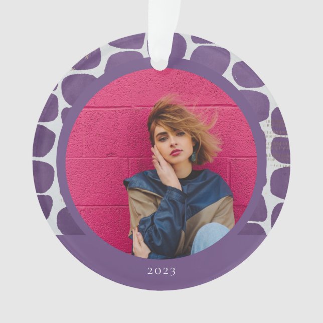 Resumen Ornamento de fotos del patrón de Modish (Anverso)