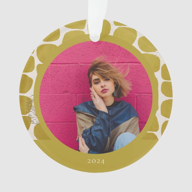 Resumen Ornamento de fotos del patrón de Modish (Anverso)