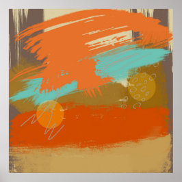 Resumen Paisaje Arte Pintar Círculos Esferas