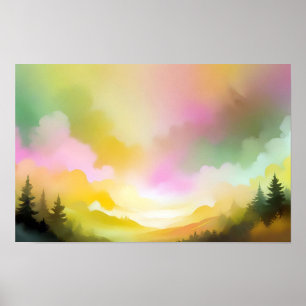 Resumen Paisaje Naturaleza Panorámica Fondo Arte