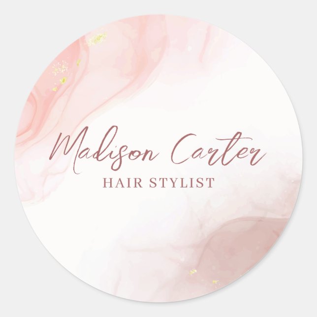 Resumen Pegatina Líquido De Tinta Alcohólica (Anverso)