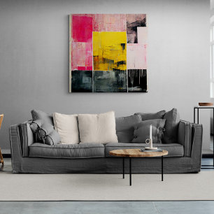 Resumen Pintando "The Fire Meer". Imprimir lienzo