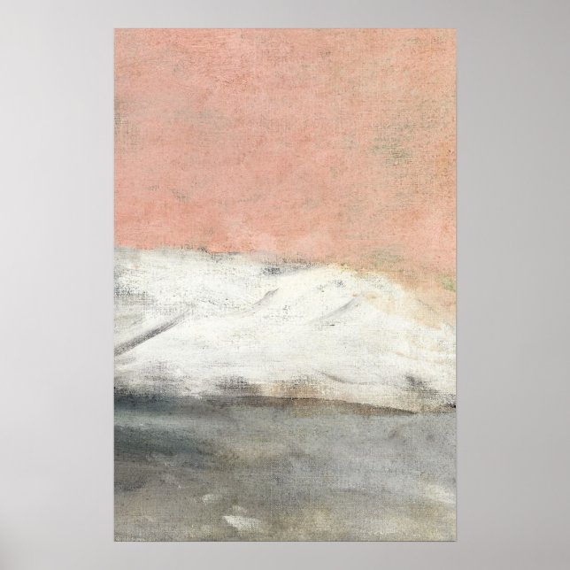 Resumen Pintura de arte rosa pastel (Frente)