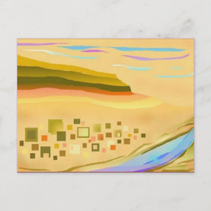 Resumen postal de arte digital del desierto