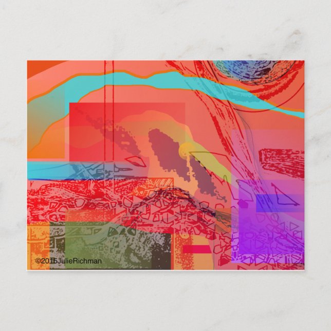 Resumen postal del espacio ultraterrestre (Anverso)