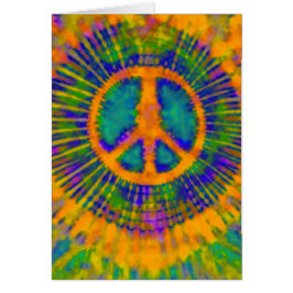Resumen Psicodélico Signo de paz de tinte