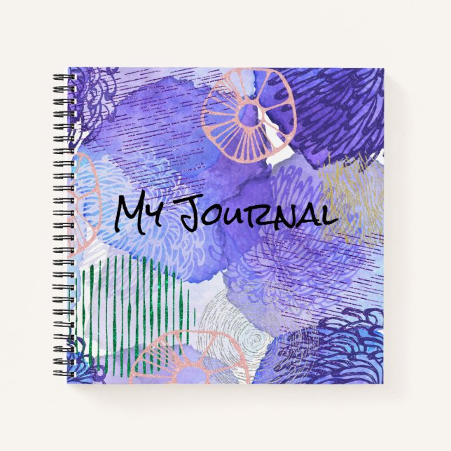 Resumen Púrpura, PInk y Diario Personal Verde (Anverso)