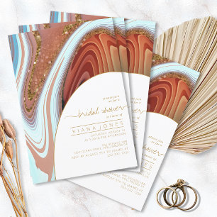 Resumen Purpurina Strata Bridal Shower Wht ID903