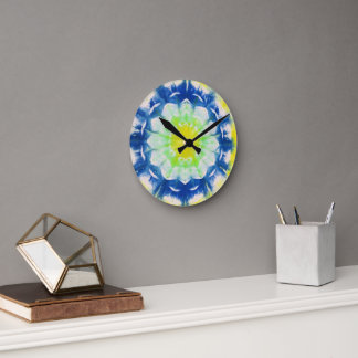 Resumen Reloj de pared de baldosas de margarita