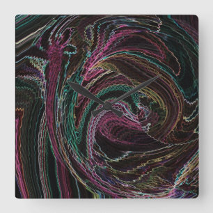 Resumen Reloj de pared de galerías de luces eléctr