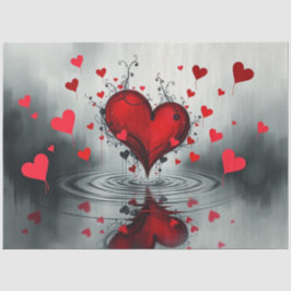 Resumen romántico de papel de tejido gótico