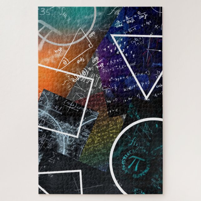 Resumen: Rompecabezas del arte matemático (Vertical)