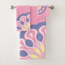 Resumen rosa pálido y gris Mandala moderna