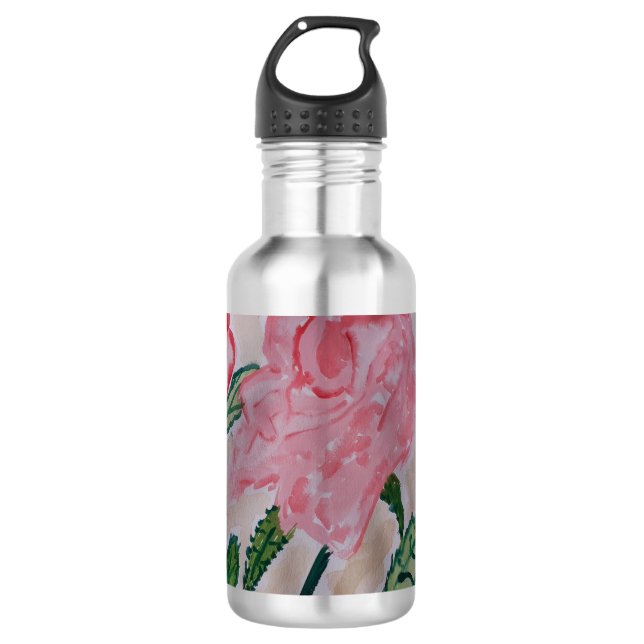 Resumen Rosas de verano Botella de agua (Anverso)