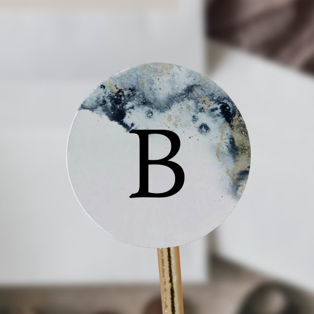 Resumen Sellos para sobres de Bodas de monograma d (Subido por el creador)