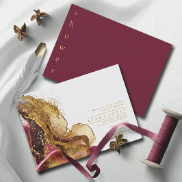 Resumen Sparkling Bridal Shower Wine Red ID1018