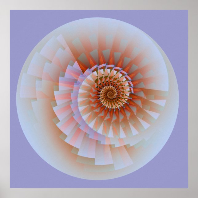 Resumen táctil Arte fractal fino (Frente)