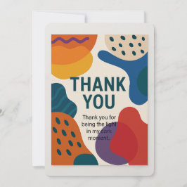 Resumen Tarjeta de agradecimiento - Mensaje de cor