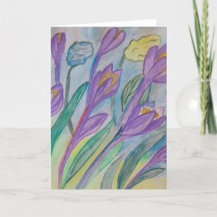 Resumen Tarjeta de bienvenida de Spring Crocus