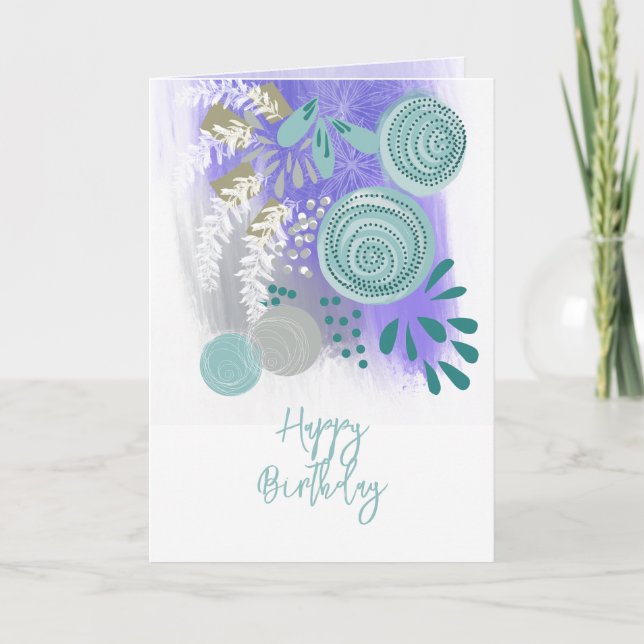 Resumen Tarjeta de felicitación de cumpleaños feli (Anverso)