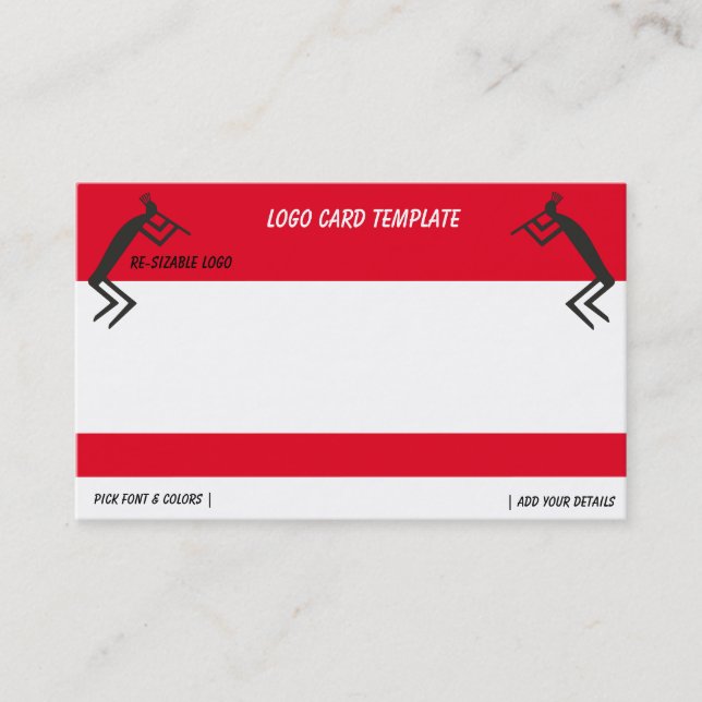 Resumen Tarjeta de presentación del logotipo de Ko (Anverso)